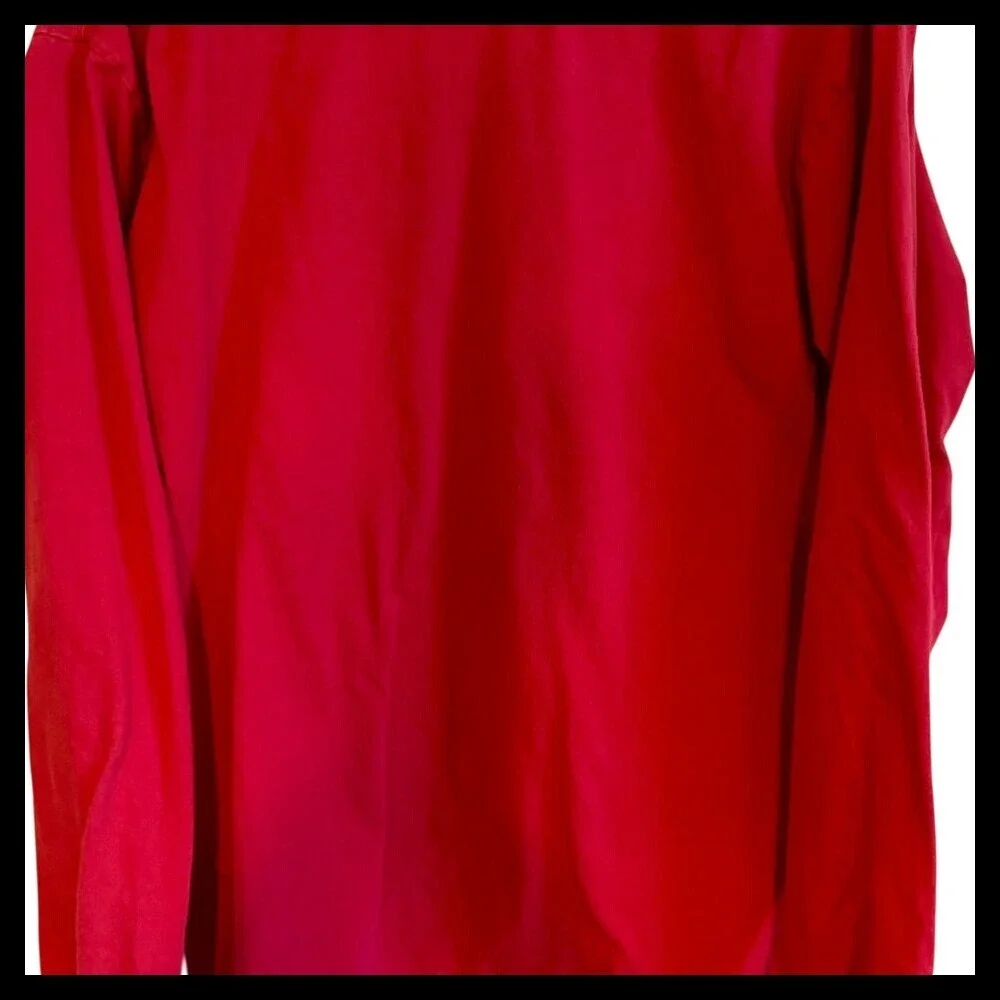 The North Face Red Crew Neck Sweatshirt Pullover Top Men's Large